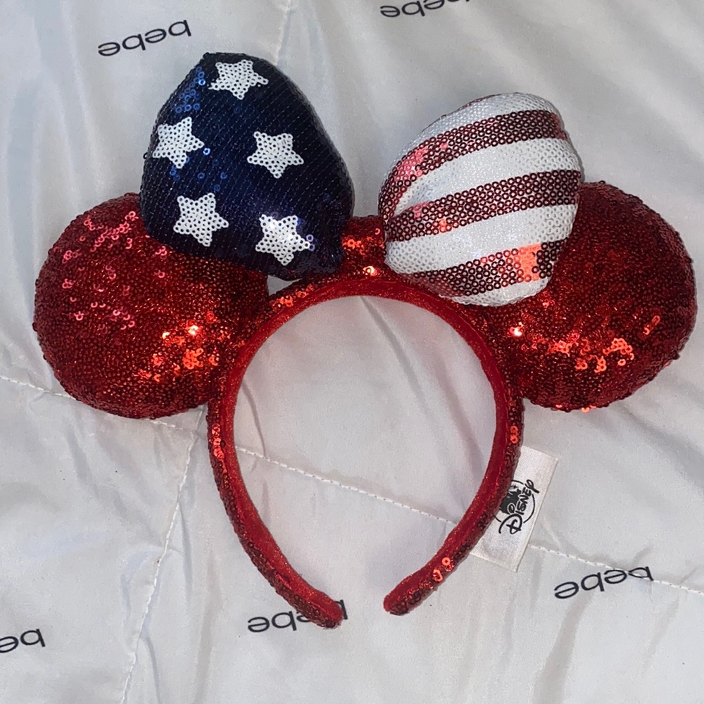 Disney American flag ears red white and blue